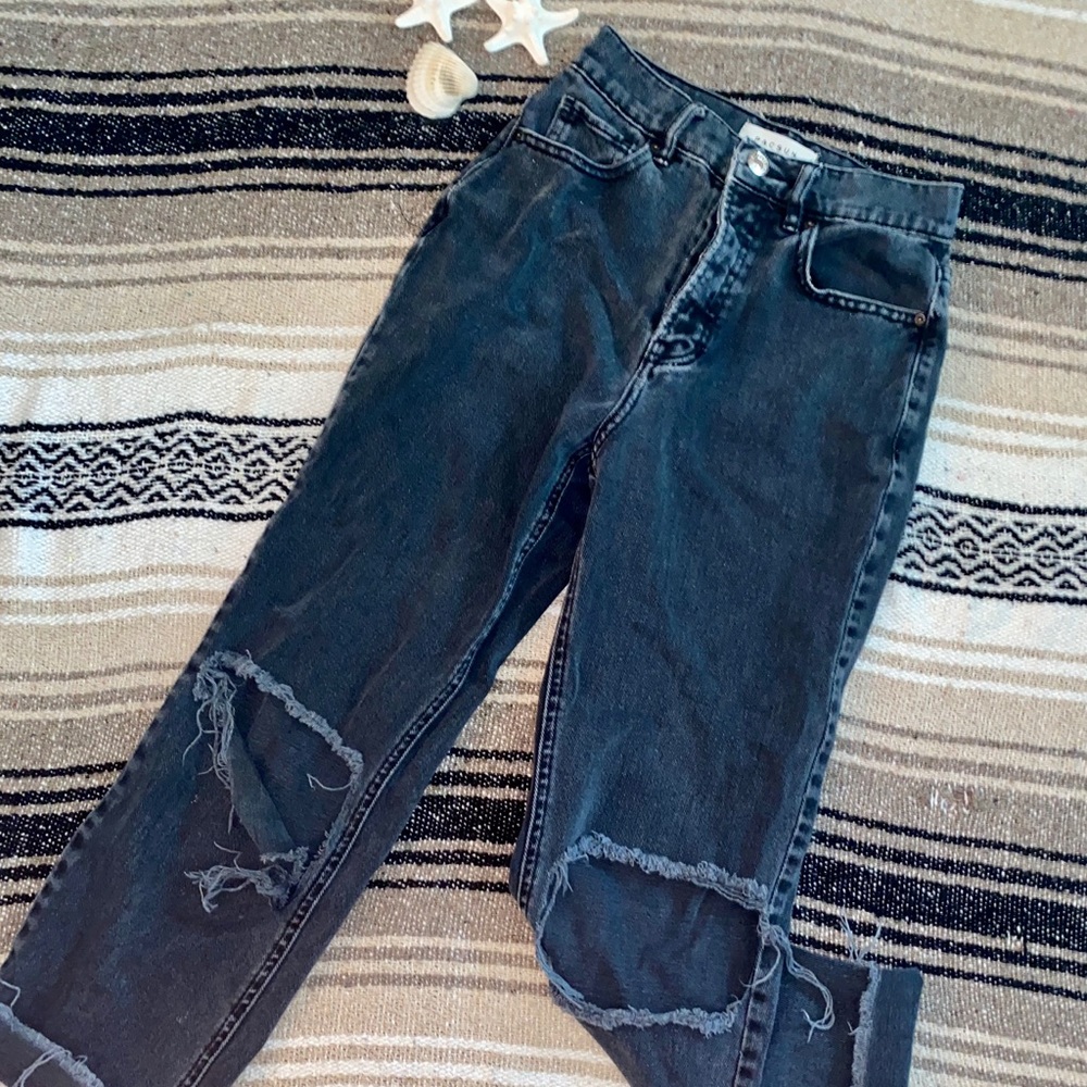 PacSun Black Ripped Jeans